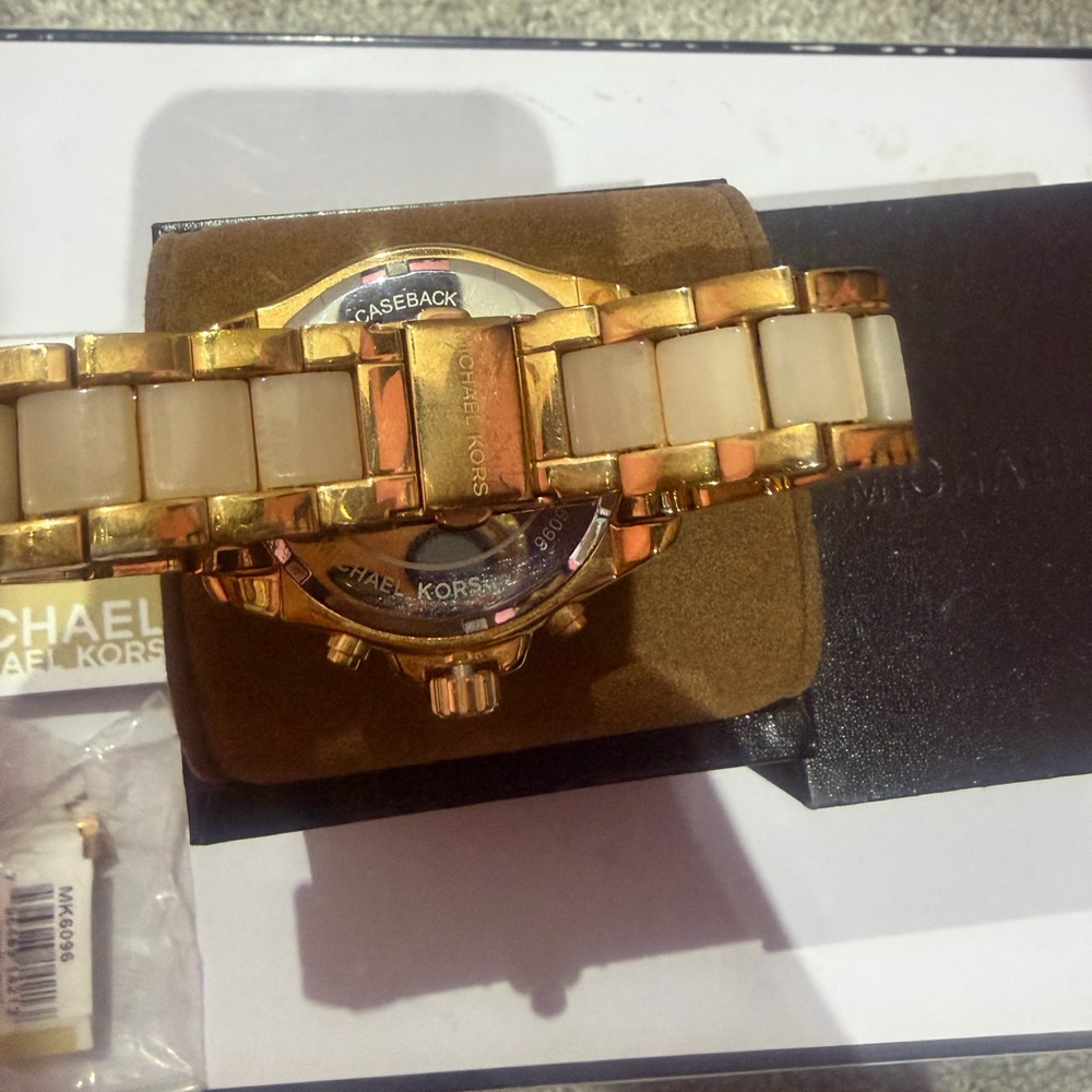 Michael Kors Gold and Silver Women's Watch - Picture 4 of 4